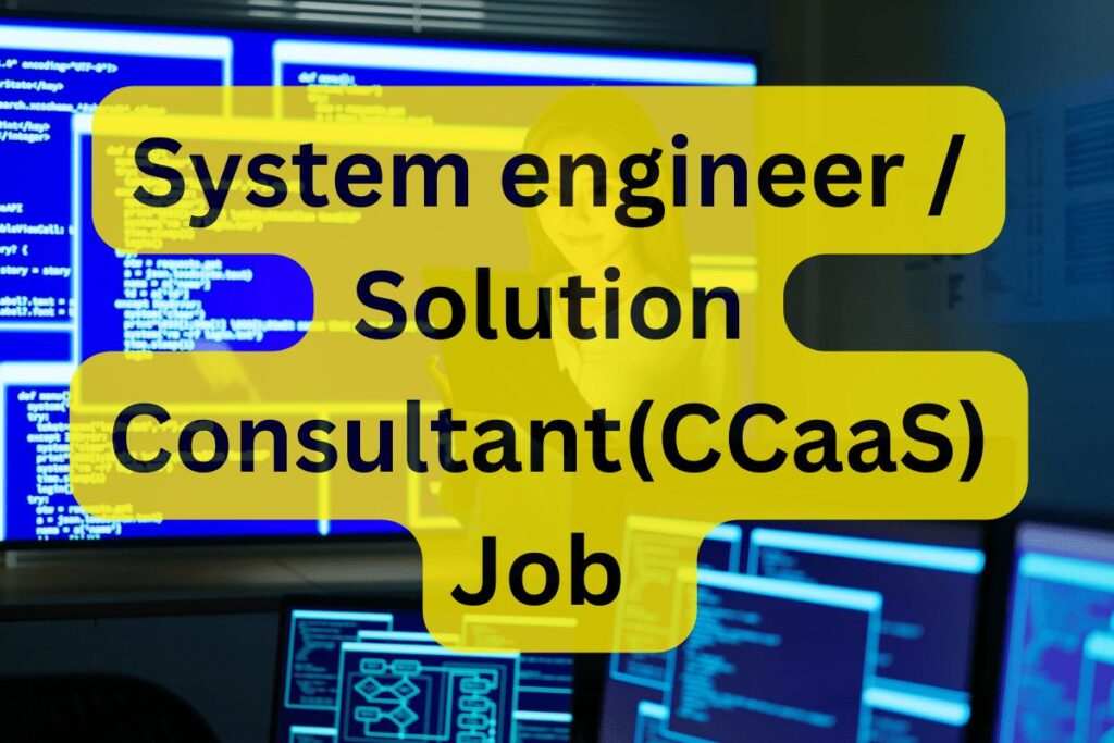 System engineer or Solution Consultant(CCaaS) Job at ATSI (New Cairo)